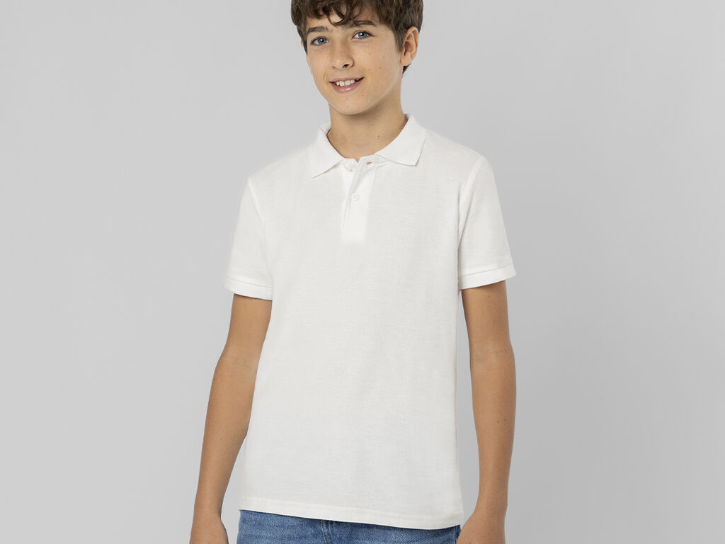 Polo Niño Blanco Charles