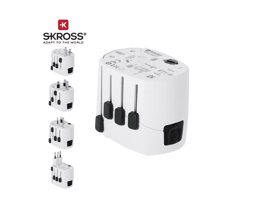 Adaptador Viaje Universal Skross PRO 3-POLE